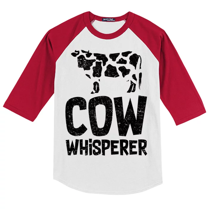 Cow Whisperer Kids Colorblock Raglan Jersey