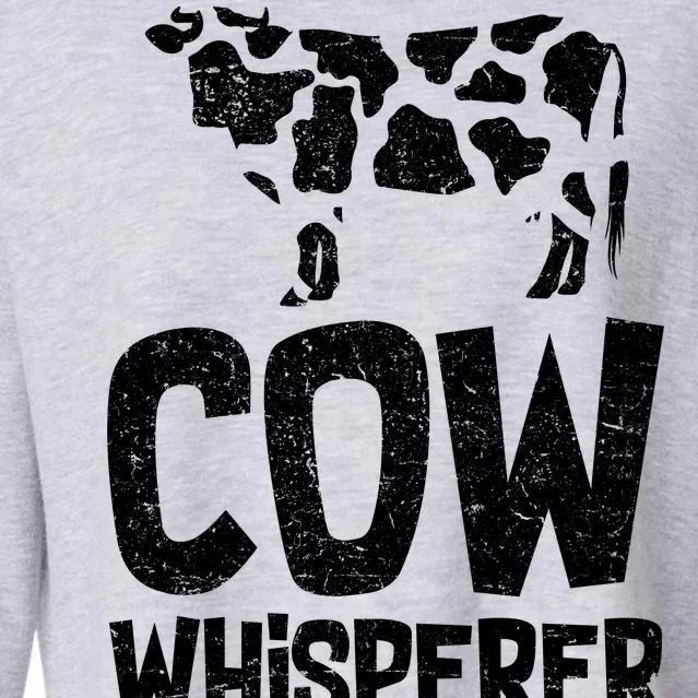 Cow Whisperer Cropped Pullover Crew