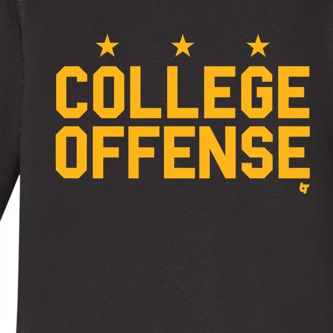 College Offense Washington D.C. Football Baby Long Sleeve Bodysuit