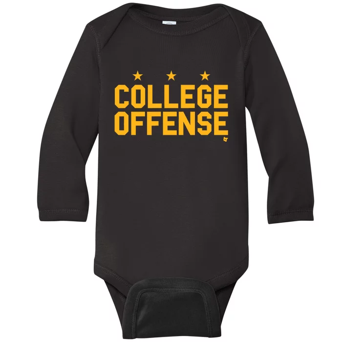 College Offense Washington D.C. Football Baby Long Sleeve Bodysuit