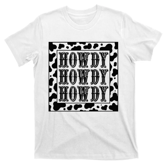 Cowgirl Outfit Wo Cowboy Rodeo Western Country Howdy T-Shirt