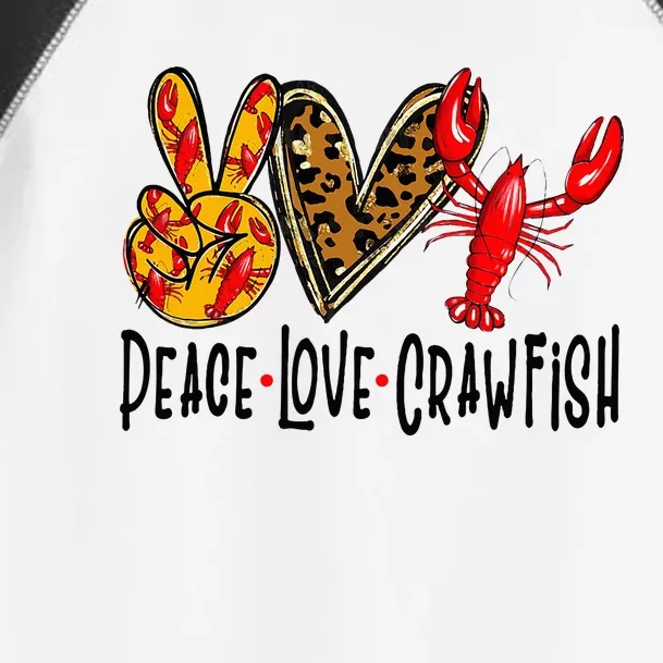 Crawfish Outfit Women Girl Craw Fish Season Leopard Love Toddler Fine Jersey T-Shirt