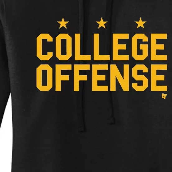 College Offense Washington D.C. Football Women's Pullover Hoodie