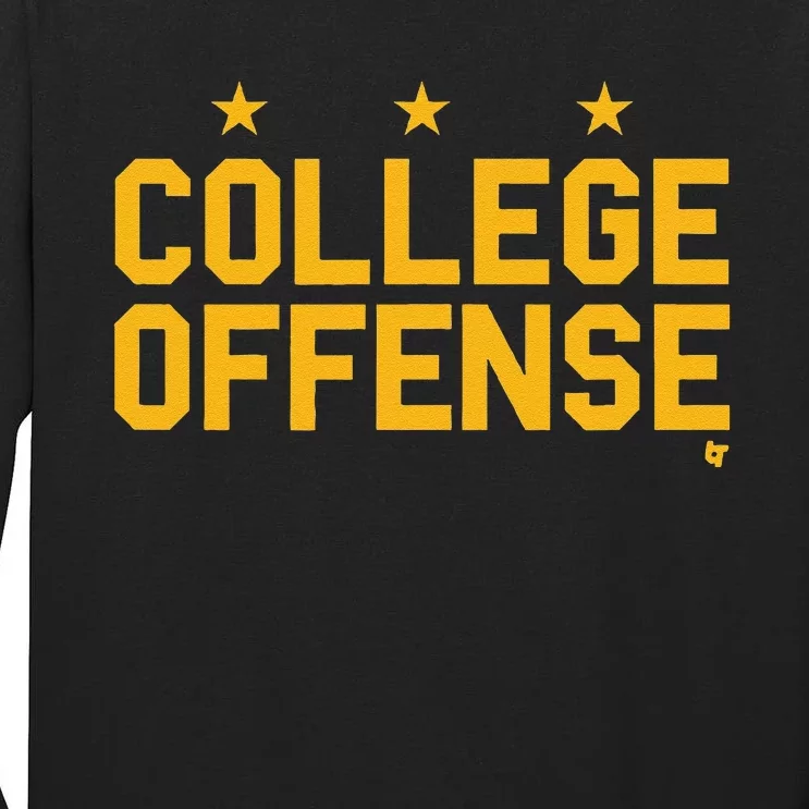 College Offense Washington D.C. Football Tall Long Sleeve T-Shirt