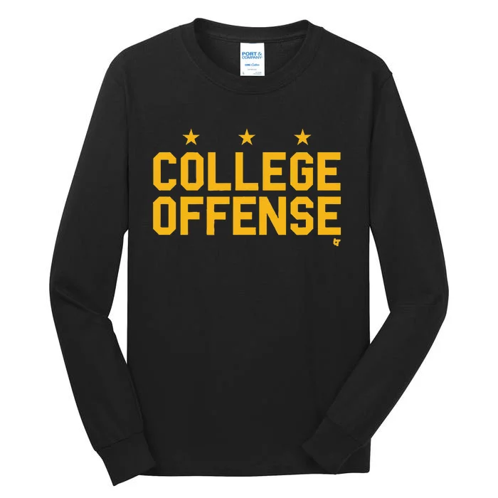 College Offense Washington D.C. Football Tall Long Sleeve T-Shirt