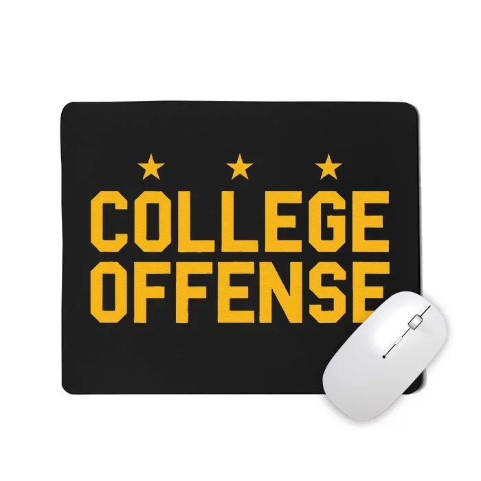 College Offense Washington D.C. Football Mousepad