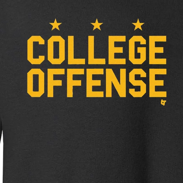 College Offense Washington D.C. Football Toddler Sweatshirt