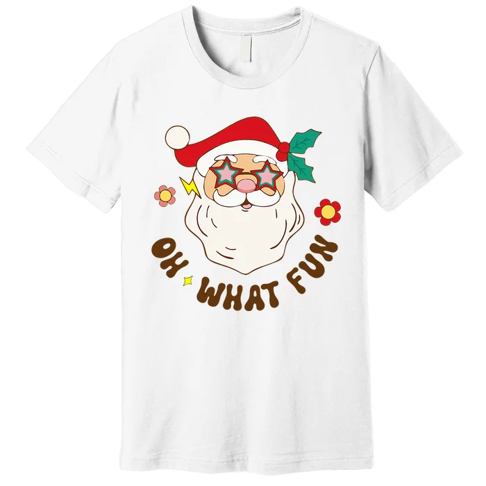 Christmas Oh What Fun Christmas Tree Xmas Pajama Party Premium T-Shirt