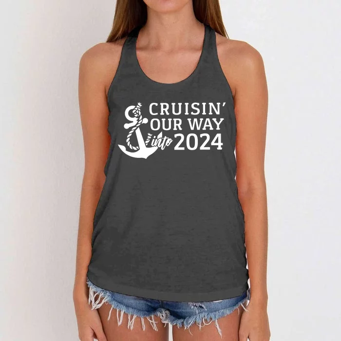 Cruising Our Way Into 2024 Cruise Women's Knotted Racerback Tank