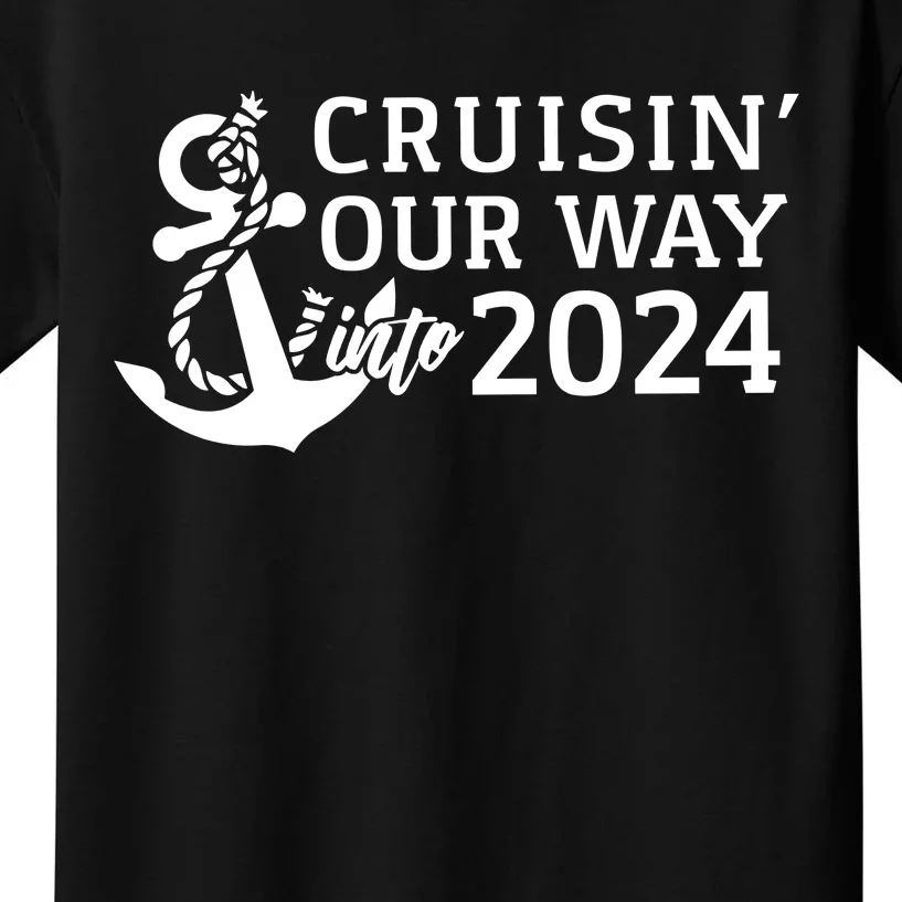 Cruising Our Way Into 2024 Cruise Kids T-Shirt