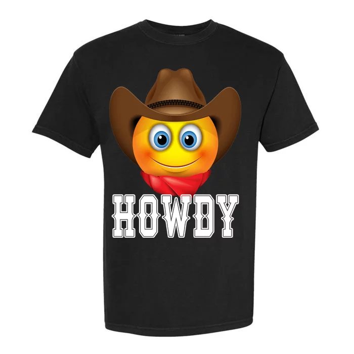 Cowboy Emoji HOWDY! Garment-Dyed Heavyweight T-Shirt