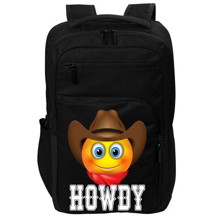 Cowboy Emoji HOWDY! Impact Tech Backpack