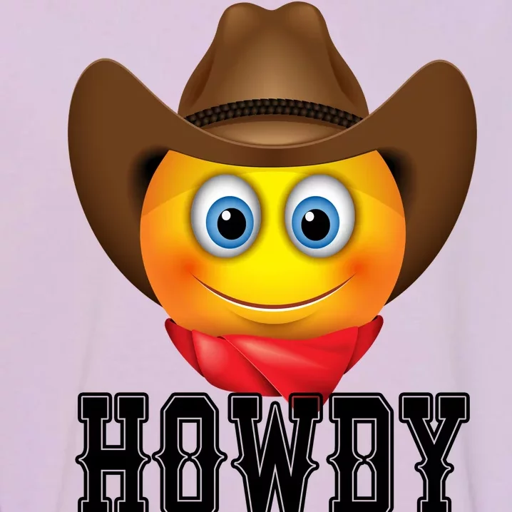 Cowboy Emoji HOWDY! Garment-Dyed Sweatshirt