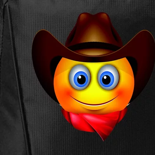 Cowboy Emoji Smiley City Backpack