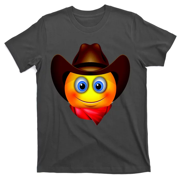 Cowboy Emoji Smiley T-Shirt