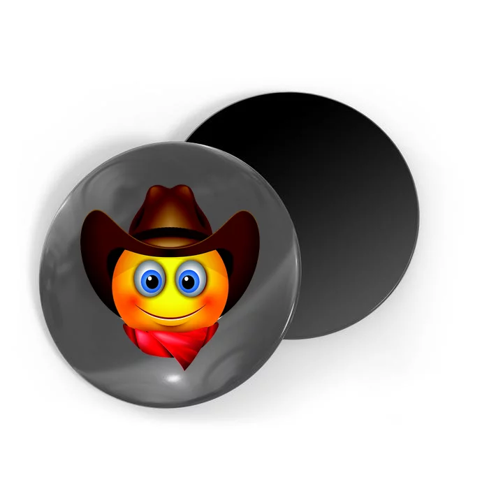 Cowboy Emoji Smiley Magnet