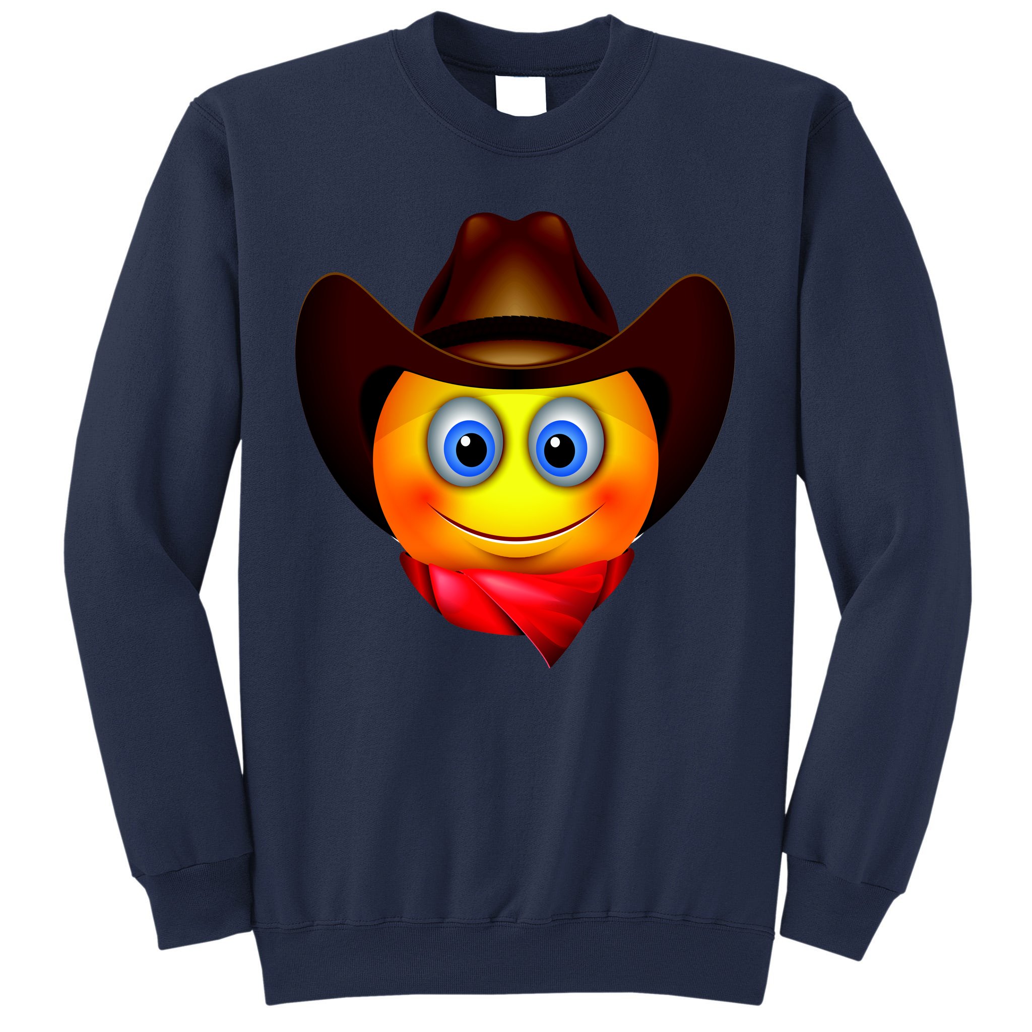 Cowboy 2024 emoji sweatshirt