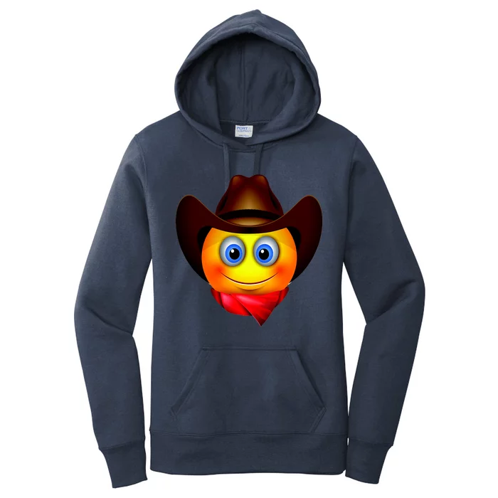 Cowboy Emoji Smiley Women's Pullover Hoodie