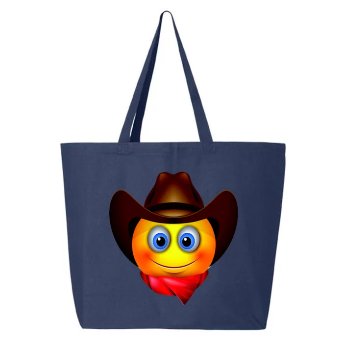 Cowboy Emoji Smiley 25L Jumbo Tote