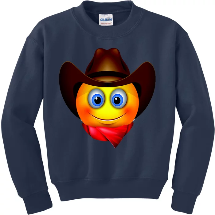 Cowboy shop emoji sweatshirt