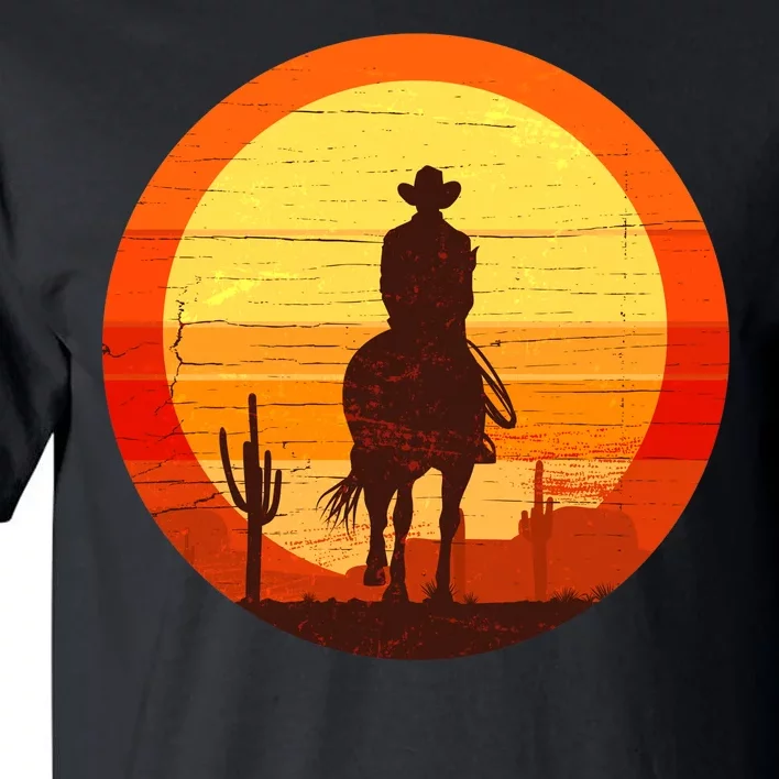 Cowboy Gamer Sunset Tall T-Shirt