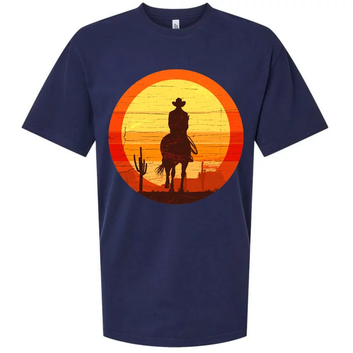 Cowboy Gamer Sunset Sueded Cloud Jersey T-Shirt