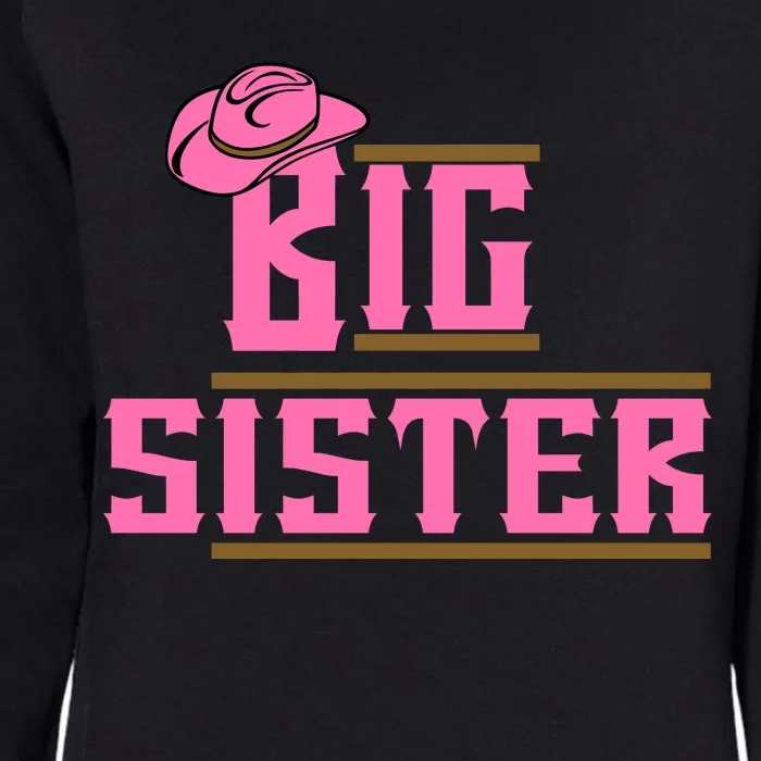 Cowgirl Big Sister Womens California Wash Sweatshirt