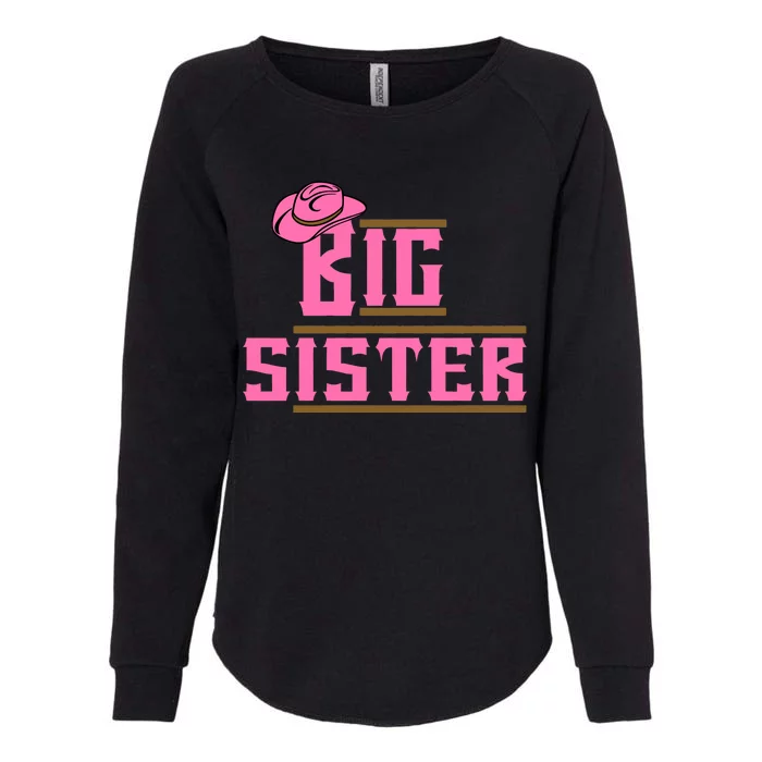 Cowgirl Big Sister Womens California Wash Sweatshirt