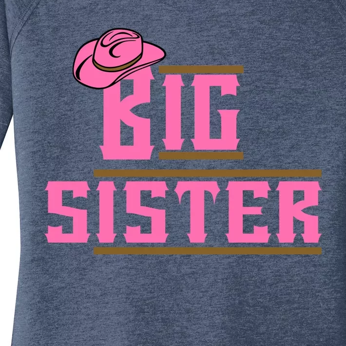 Cowgirl Big Sister Women's Perfect Tri Tunic Long Sleeve Shirt