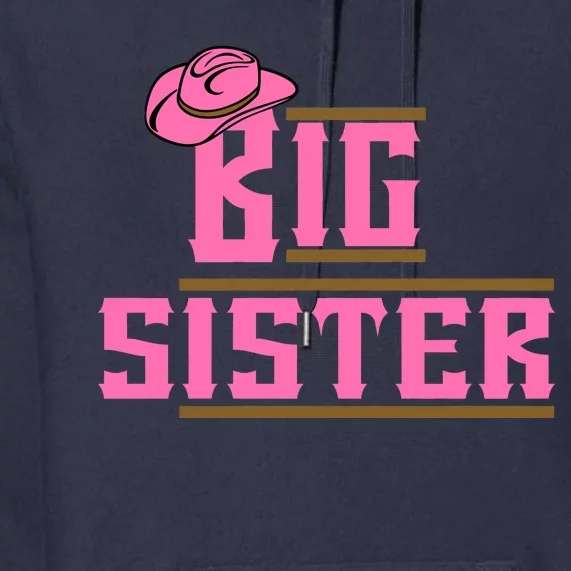 Cowgirl Big Sister Premium Hoodie