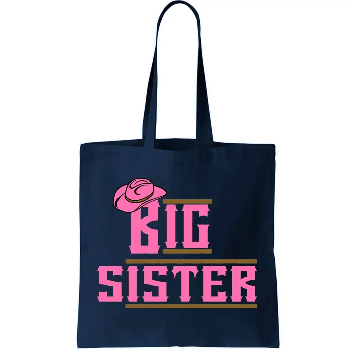 Cowgirl Big Sister Tote Bag