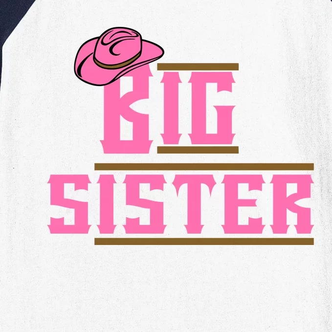 Cowgirl Big Sister Baseball Sleeve Shirt