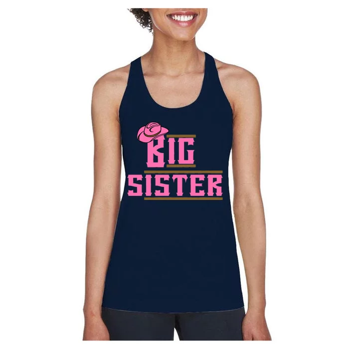 Cowgirl Big Sister Women's Racerback Tank