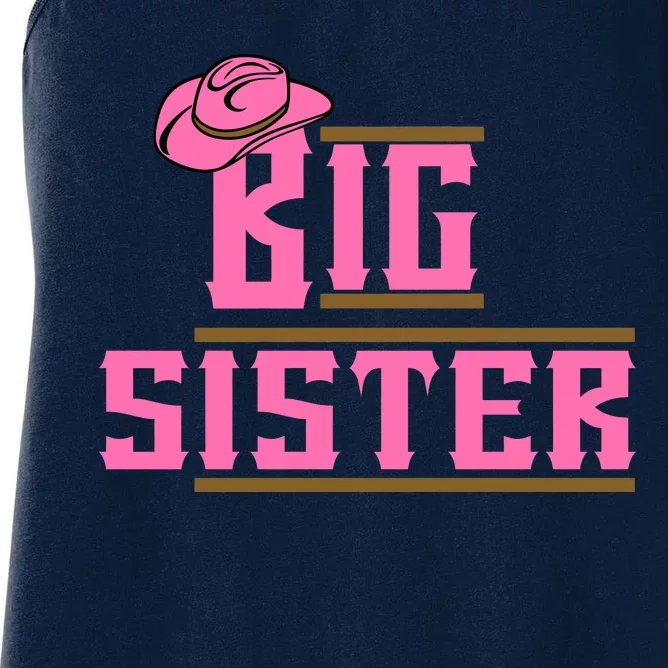 Cowgirl Big Sister Women's Racerback Tank