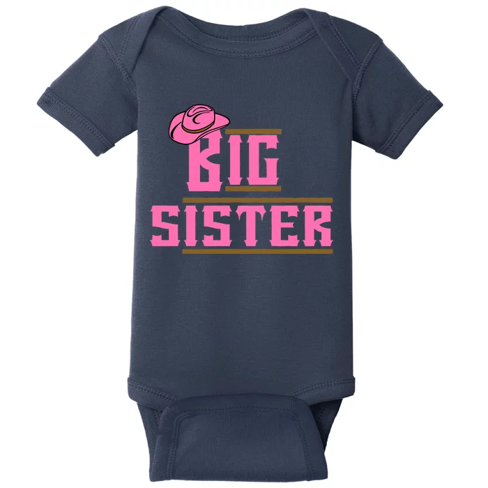 Cowgirl Big Sister Baby Bodysuit