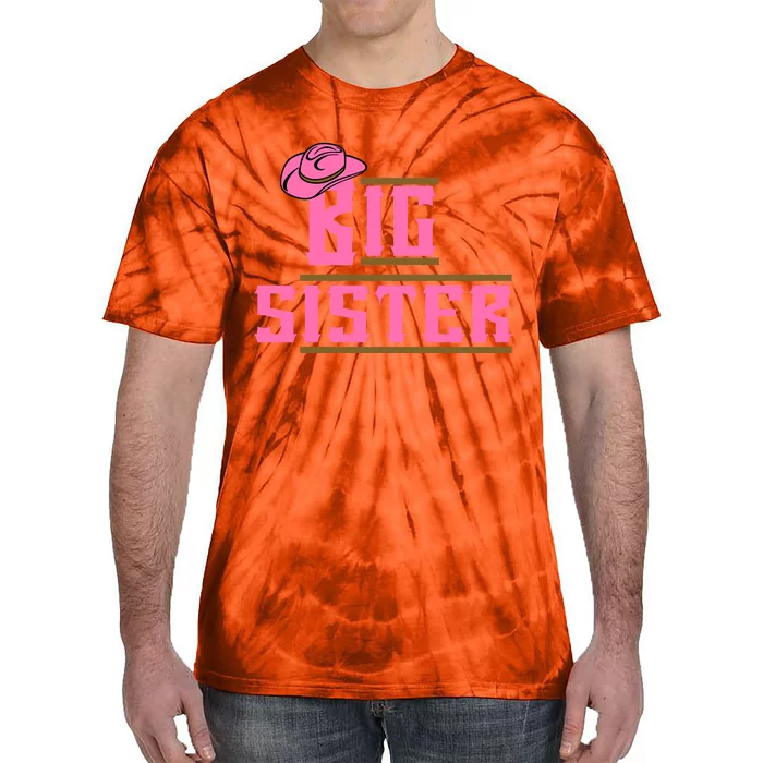 Cowgirl Big Sister Tie-Dye T-Shirt