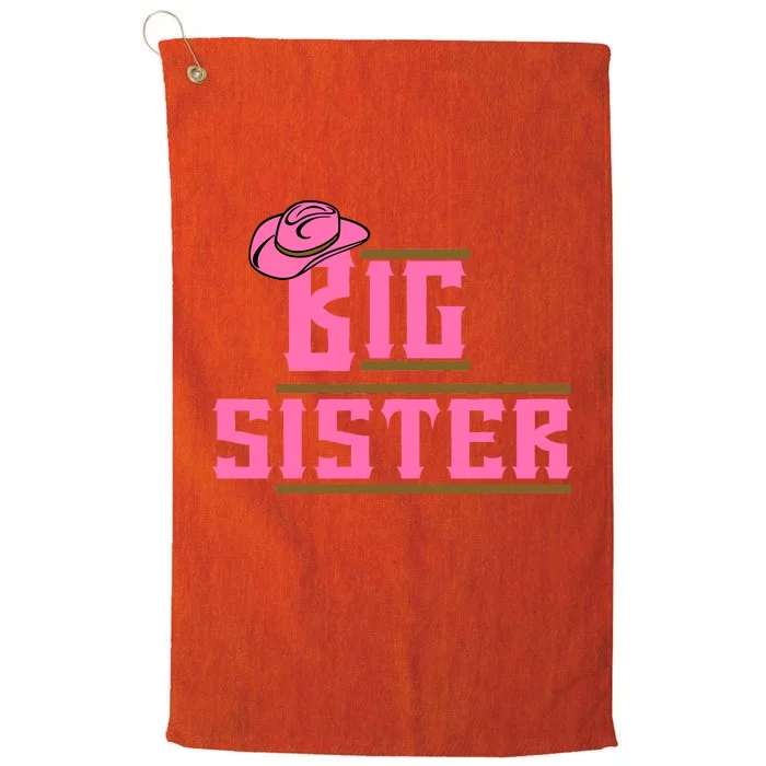 Cowgirl Big Sister Platinum Collection Golf Towel