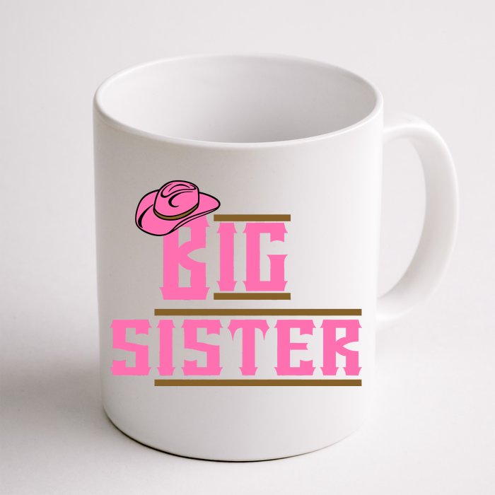 Cowgirl Big Sister Front & Back Coffee Mug