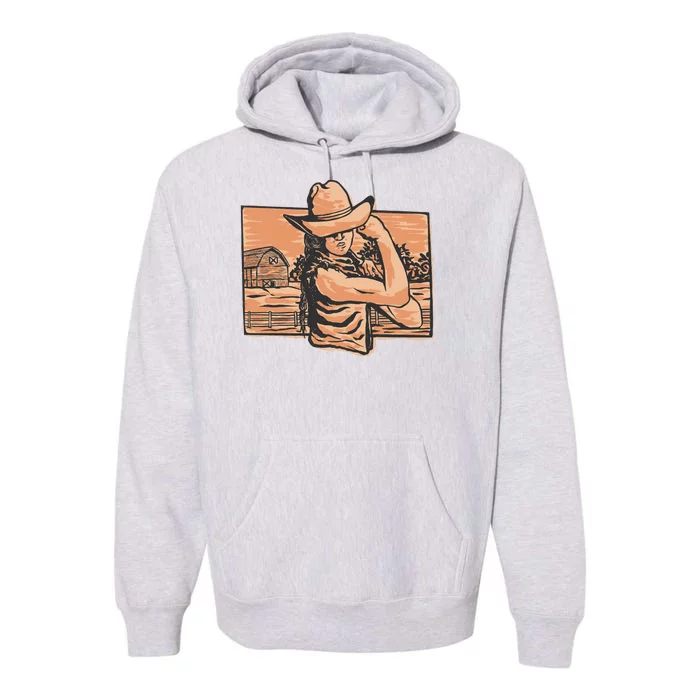 Cowgirl Flex Premium Hoodie