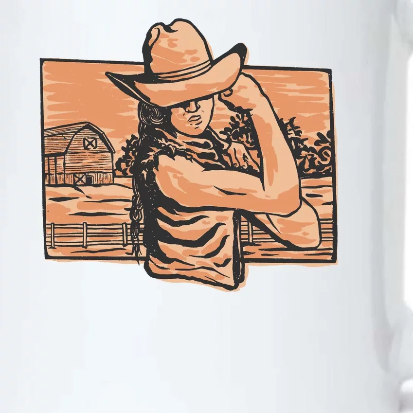 Cowgirl Flex Black Color Changing Mug