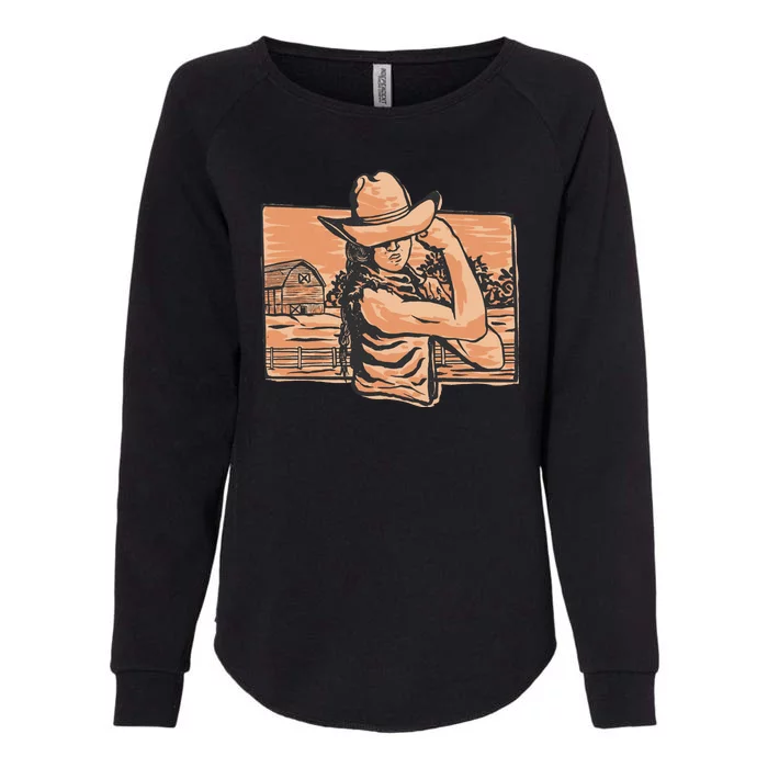 Cowgirl Flex Womens California Wash Sweatshirt