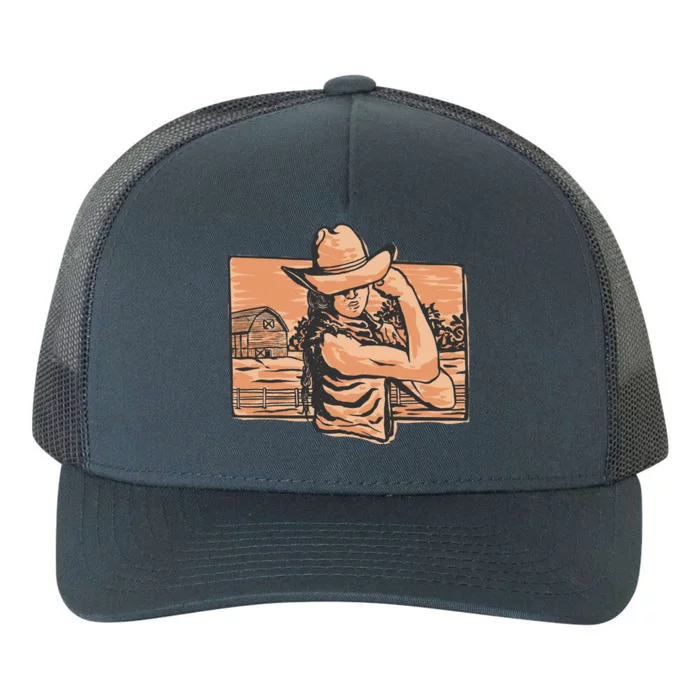 Cowgirl Flex Yupoong Adult 5-Panel Trucker Hat