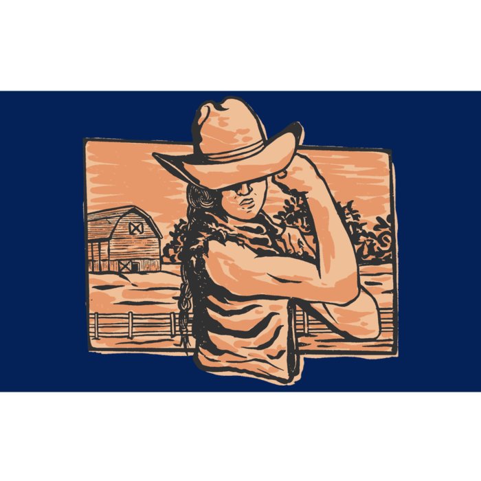 Cowgirl Flex Bumper Sticker