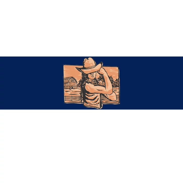 Cowgirl Flex Bumper Sticker