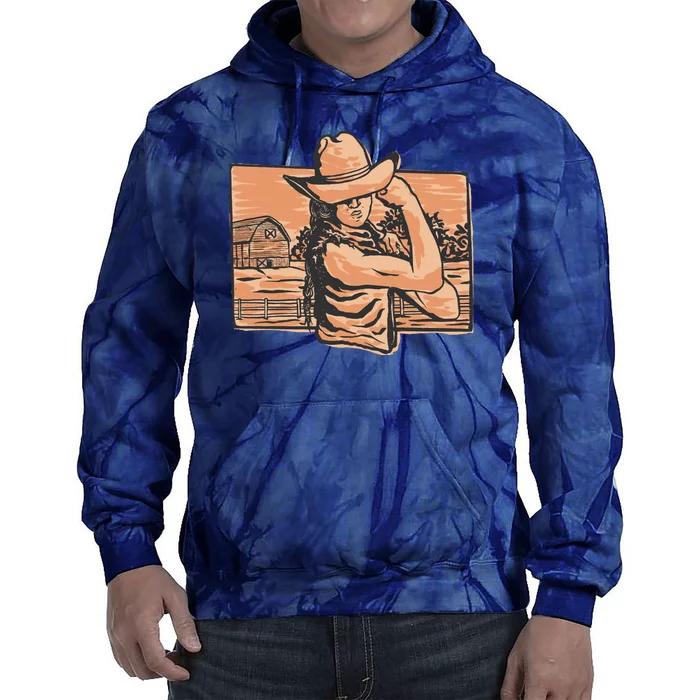 Cowgirl Flex Tie Dye Hoodie