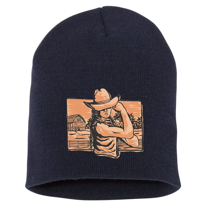 Cowgirl Flex Short Acrylic Beanie