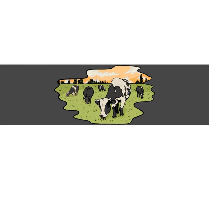 Cows In Field Bumper Sticker