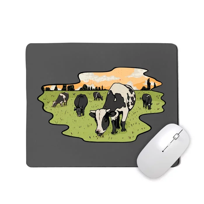 Cows In Field Mousepad