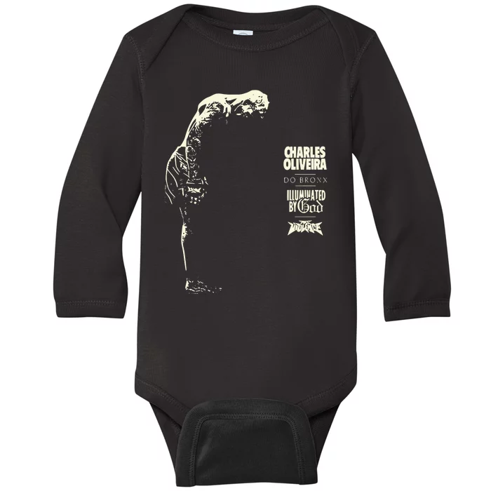 Charles Oliveira X Full Violence The Bow Baby Long Sleeve Bodysuit