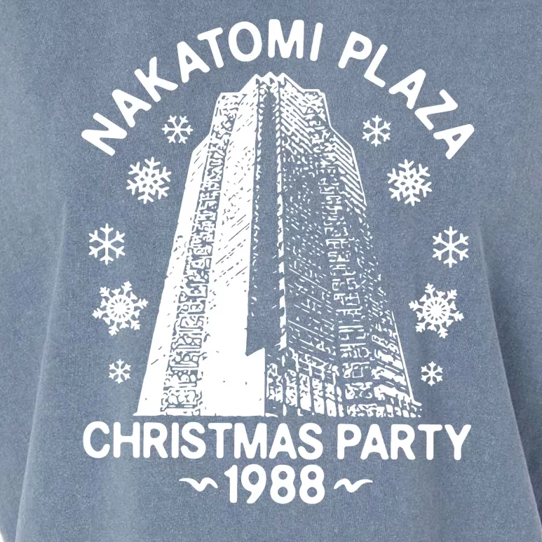 Christmas Party 1988 Nakatomi Plaza Hipster Garment-Dyed Women's Muscle Tee